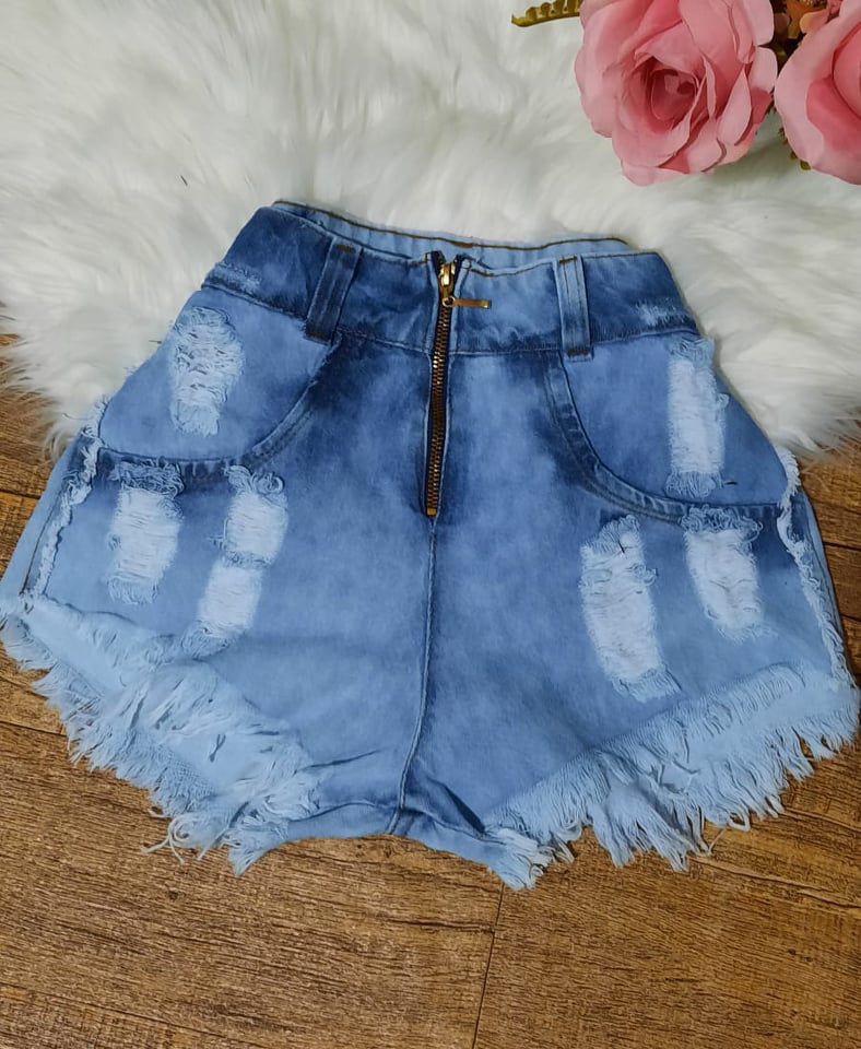 Short jeans ziper Clearance
