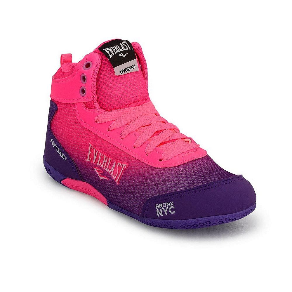 Tênis Everlast Forceknit Feminino Rosa e Roxo - Rover Shoes