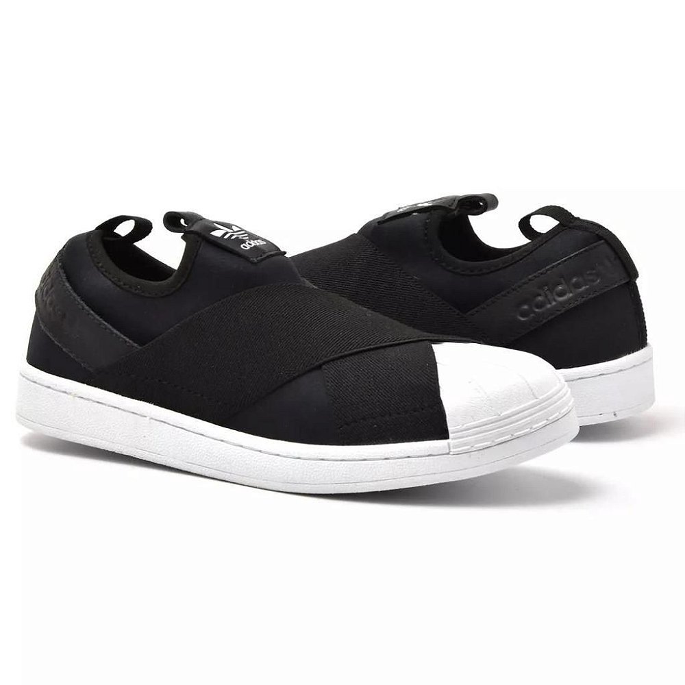 adidas slip on masculino preto