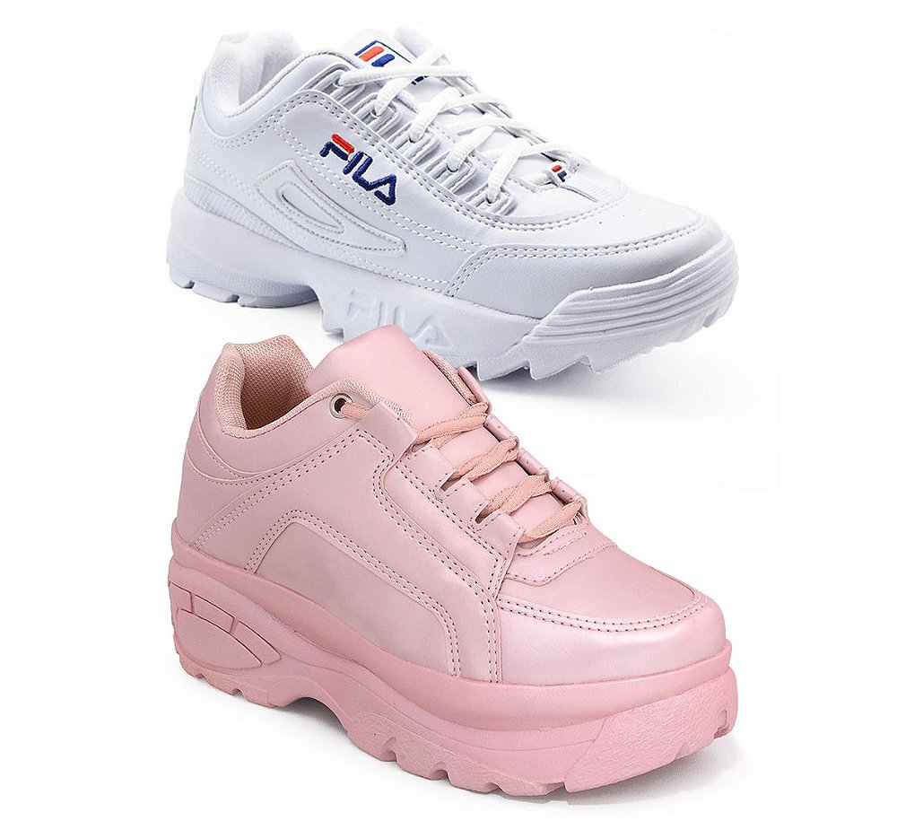 fila tenis plataforma