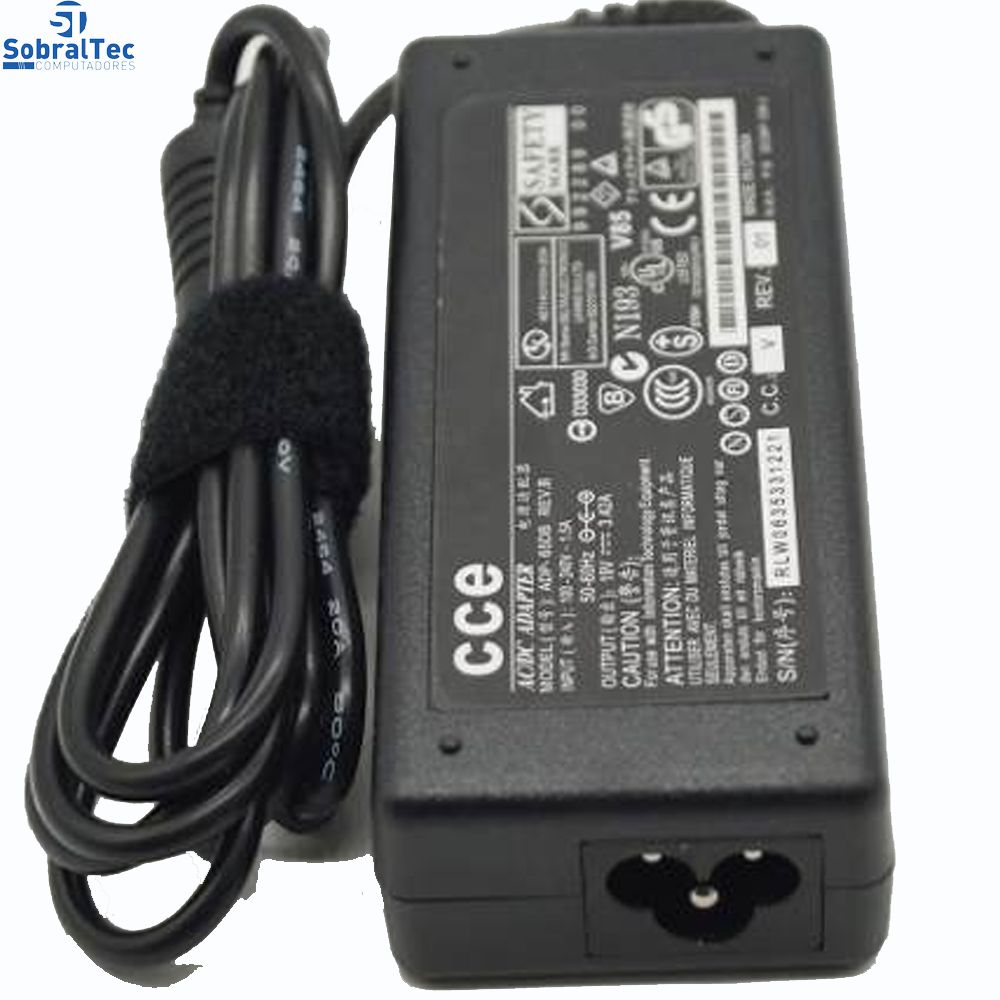 Fonte Notebook Cce 19V 3,42a Mod Adp65db N193 V85 - SobralTech