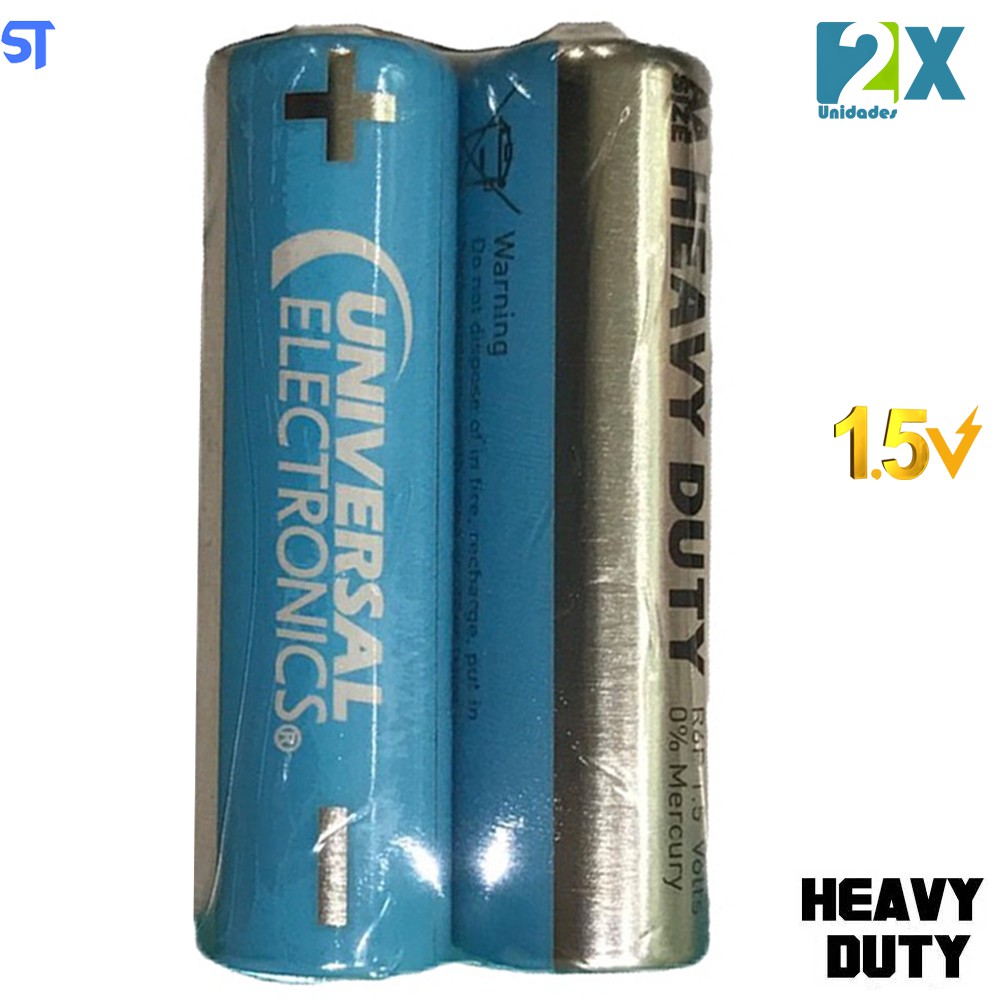 universal electronics heavy duty aa batteries