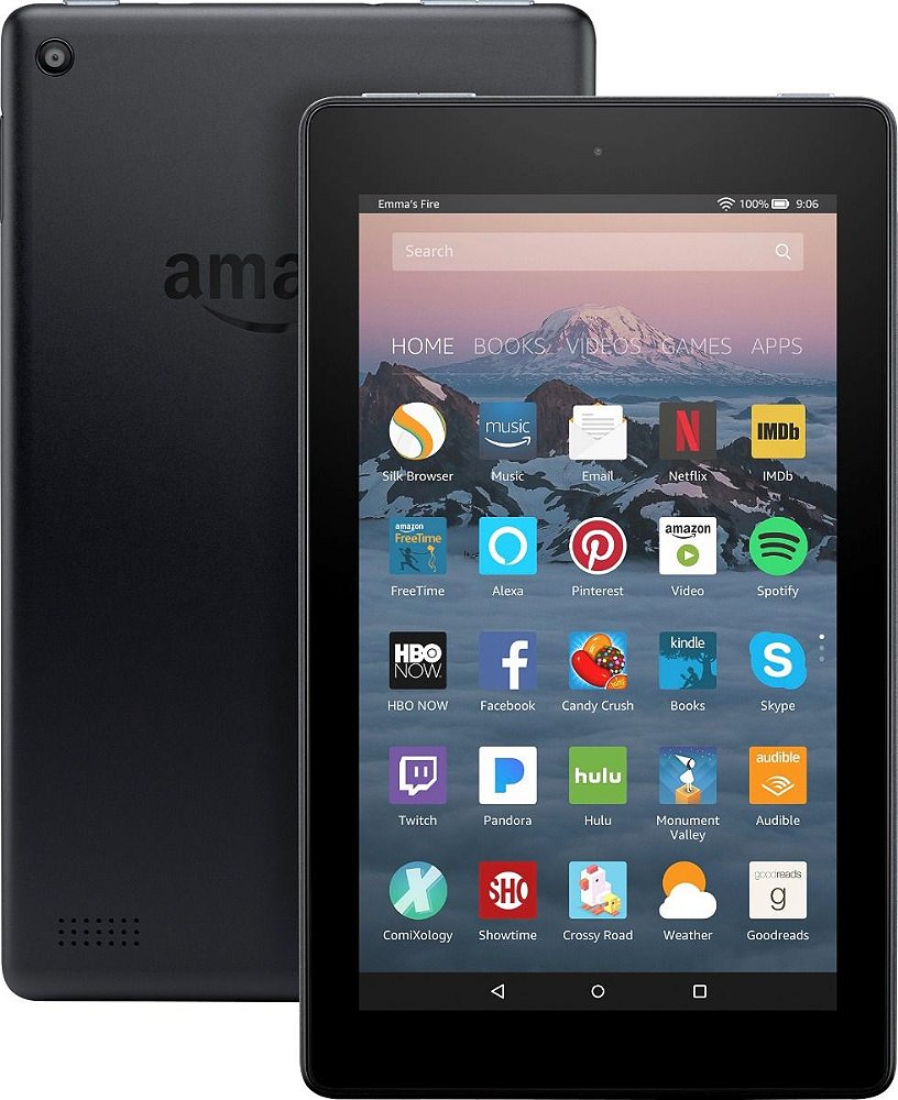 Tablet Amazon Fire 7 9A Geracao 16GB de 7.0" 2MP/2MP Fire Os Preto