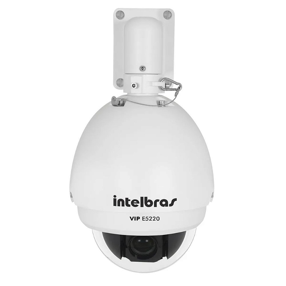 Câmera IP speed dome Full HD com IR E5220 INTELBRAS SobralTech