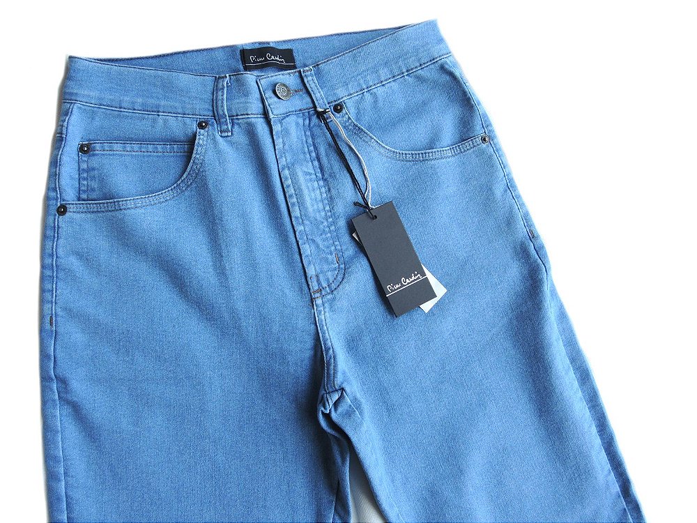 calça jeans pierre cardin elastano