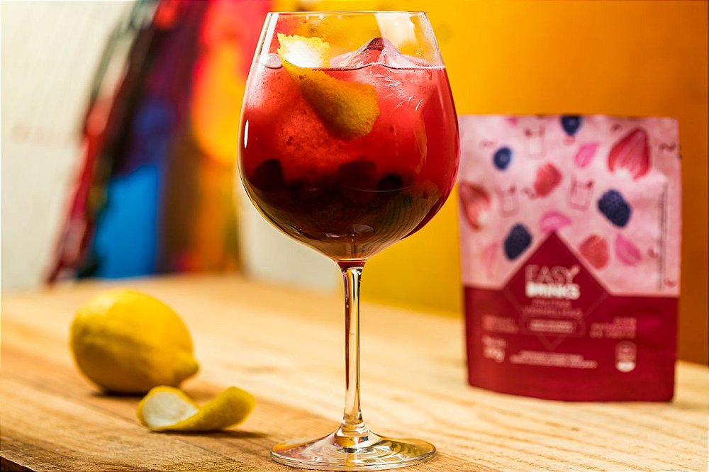 Mini Gin Tanqueray + Frutas Vermelhas Easy Drinks