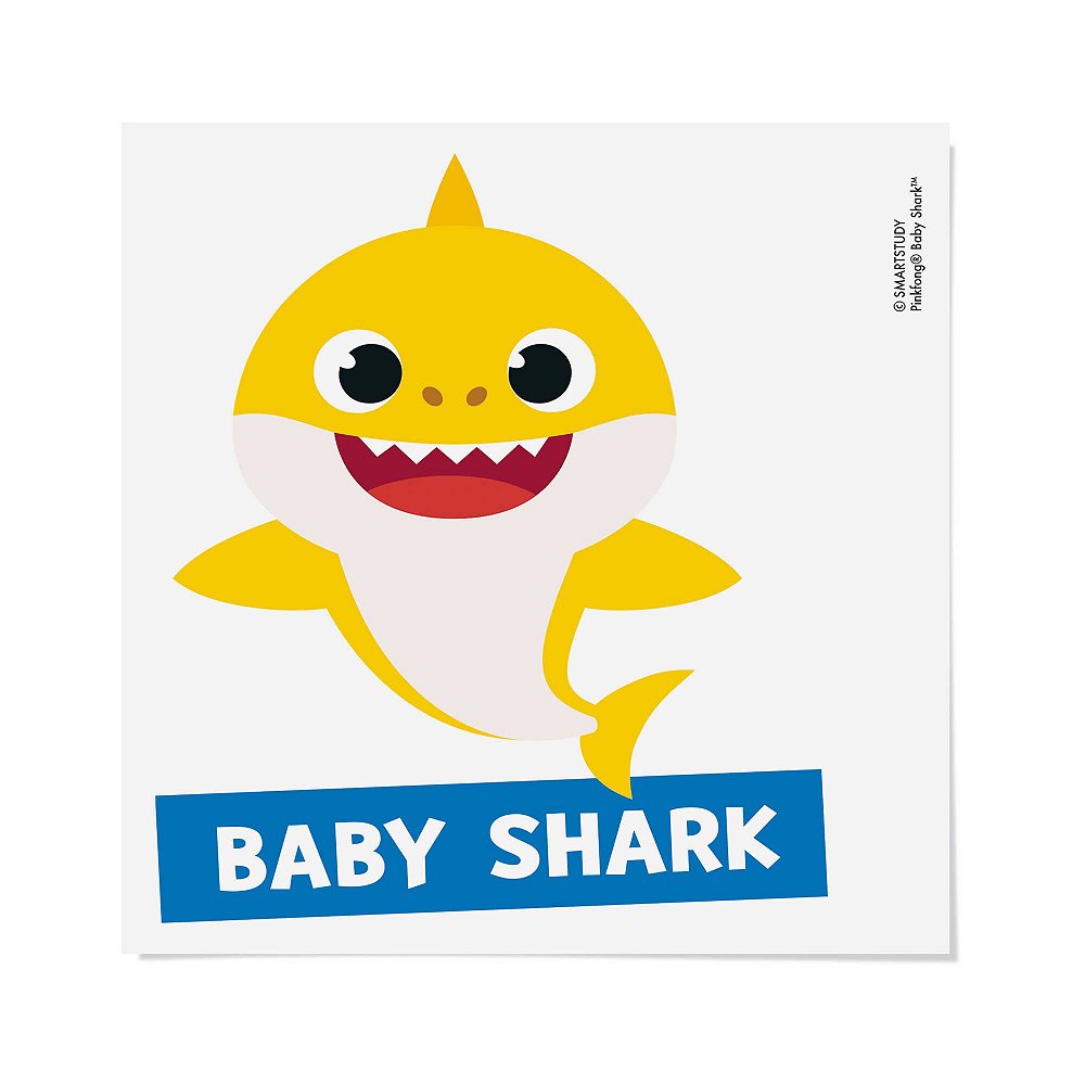 transfer para camisetas baby shark - Confetes Festas