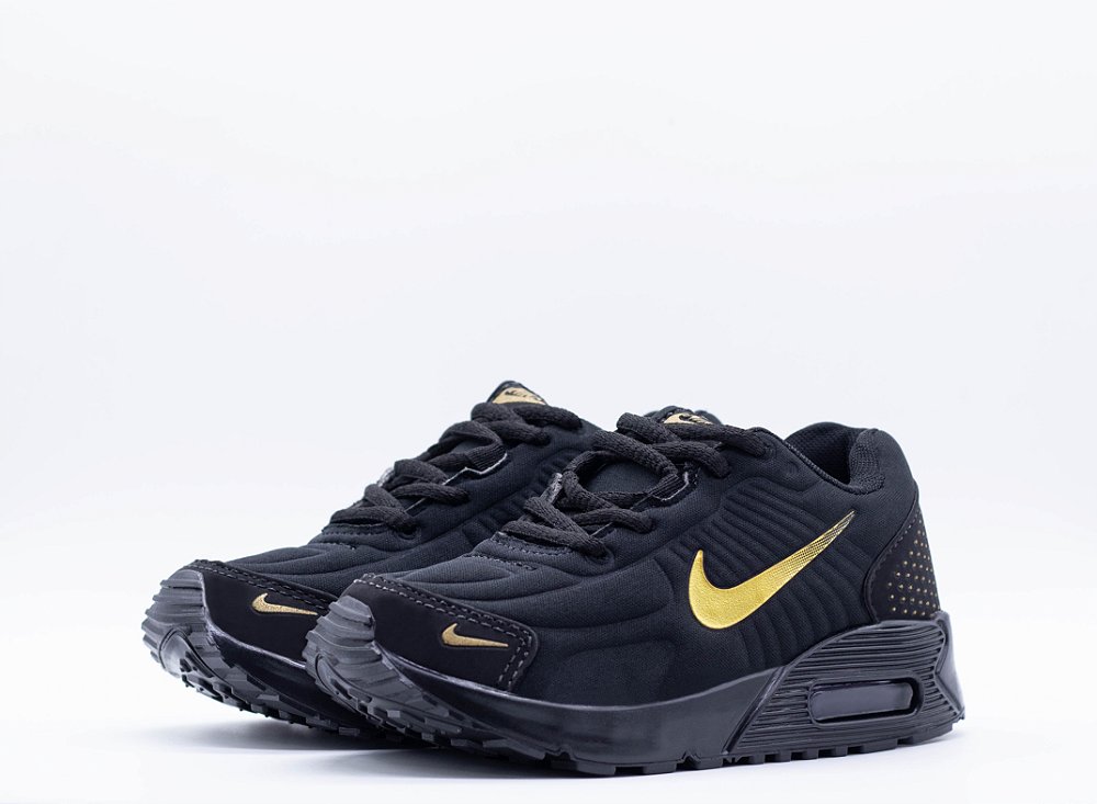 air max preto dourado