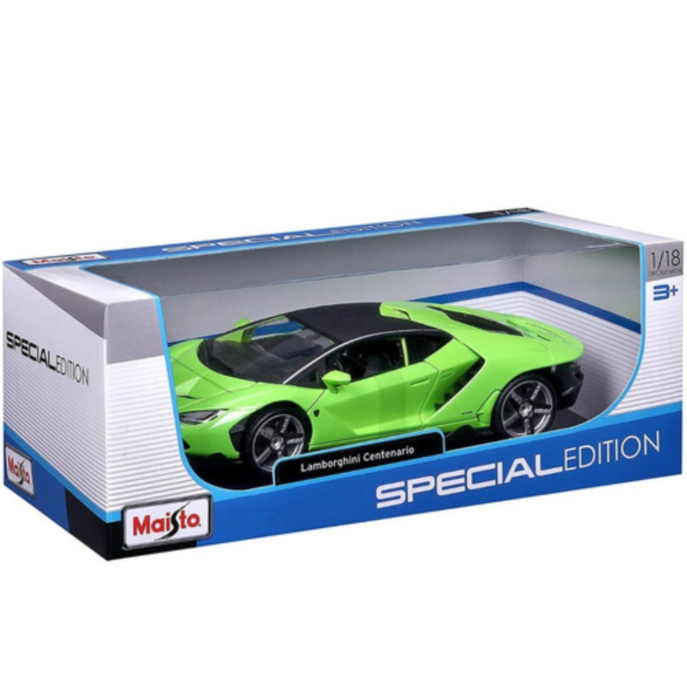 Carro Lamborghini Centenario Em Miniatura Verde 1/18 Edição Especial  Oficial Maisto - Adrenaland - A Realidade da Imaginação