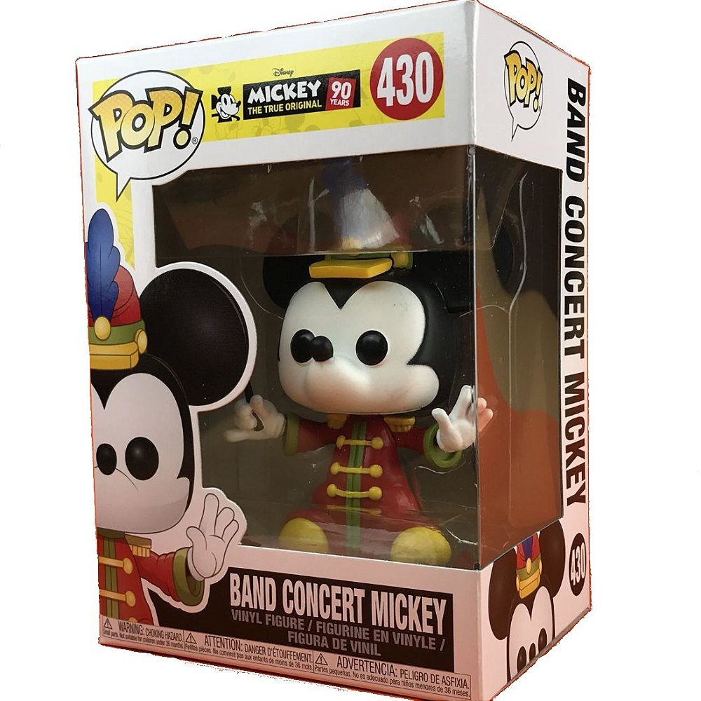 POP Funko Band Concert Mickey 430 Mickey 90 Anos Adrenaland A Realidade da Imaginação
