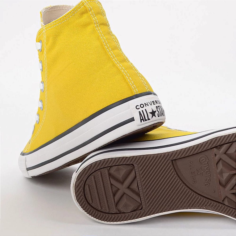 ALL STAR CHUCK TAYLOR AMARELO VIVO LONA Loja Rock N Roll