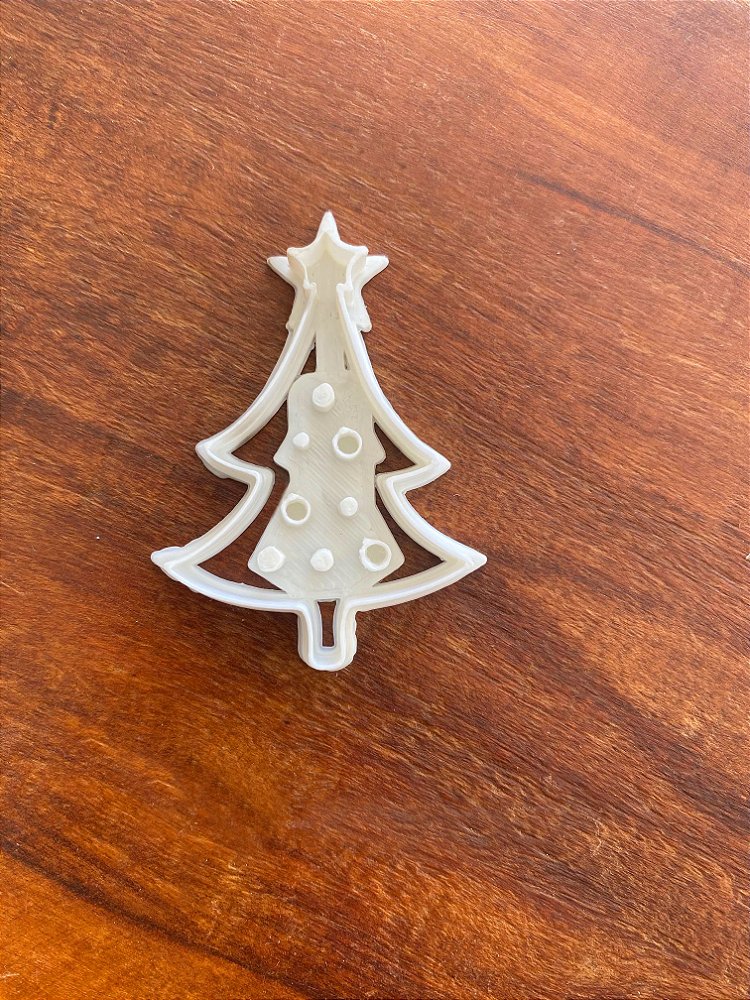 Cortador / Molde de Biscoito - Árvore de Natal - Universo 3D Cortador / Molde de Biscoito - Árvore de Natal - Universo 3D