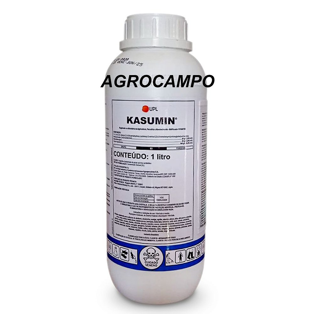 kasumin fungicida bactericida - 1 litro - AgroCampo Rural - Tudo Para  Insumos Agrícolas Por Um Preço Justo