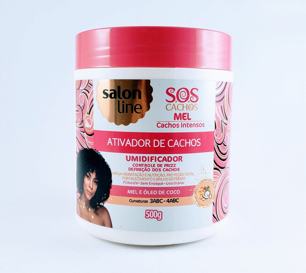 Ativador De Cachos Sos Mel Cachos Intensos Sl 500g Barao Cosmeticos