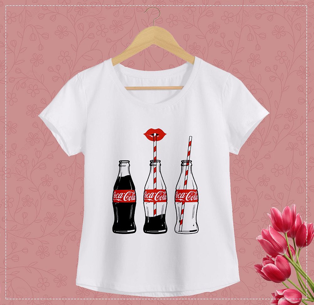 T shirt feminina coca cola Clearance