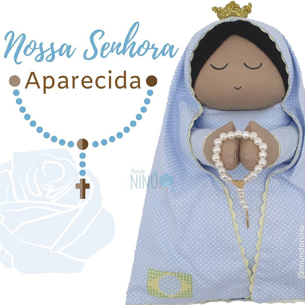 Boneca de pano nossa senhora aparecida Clearance