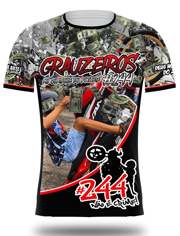 Camiseta 244 Não é Crime Grauzeiros 244 - Innove Sports