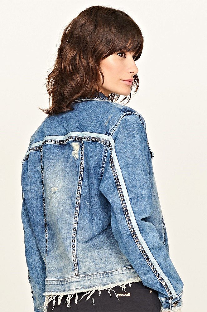 jaqueta jeans patoge