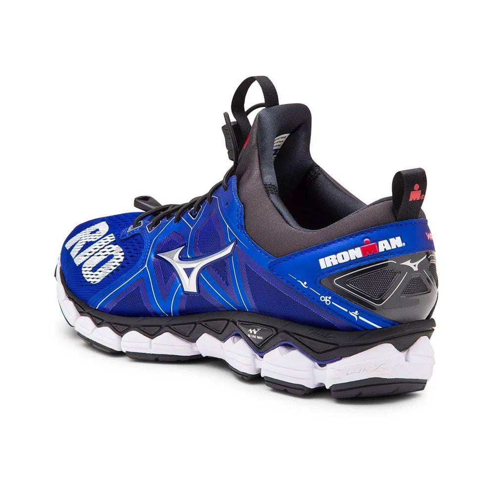 Tênis Mizuno Wave Sky 2 TRI IronMan Running Azul - Tontri Esportes