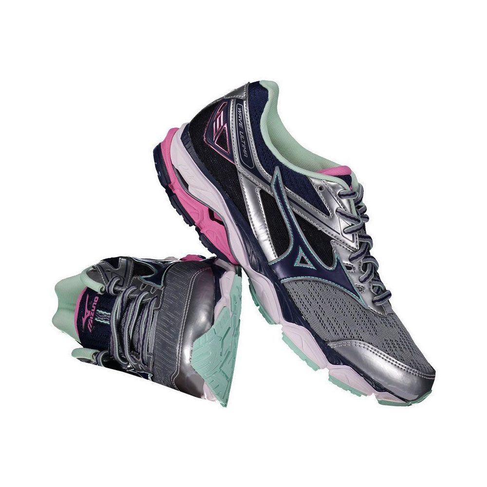 tenis mizuno feminino prata
