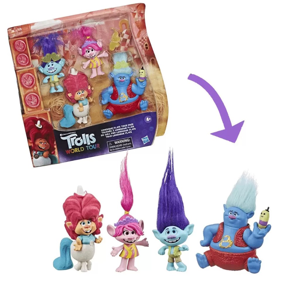 Brinquedo Figuras Trolls Em Turnê Mundial Hasbro E8406 - Casa Vieira