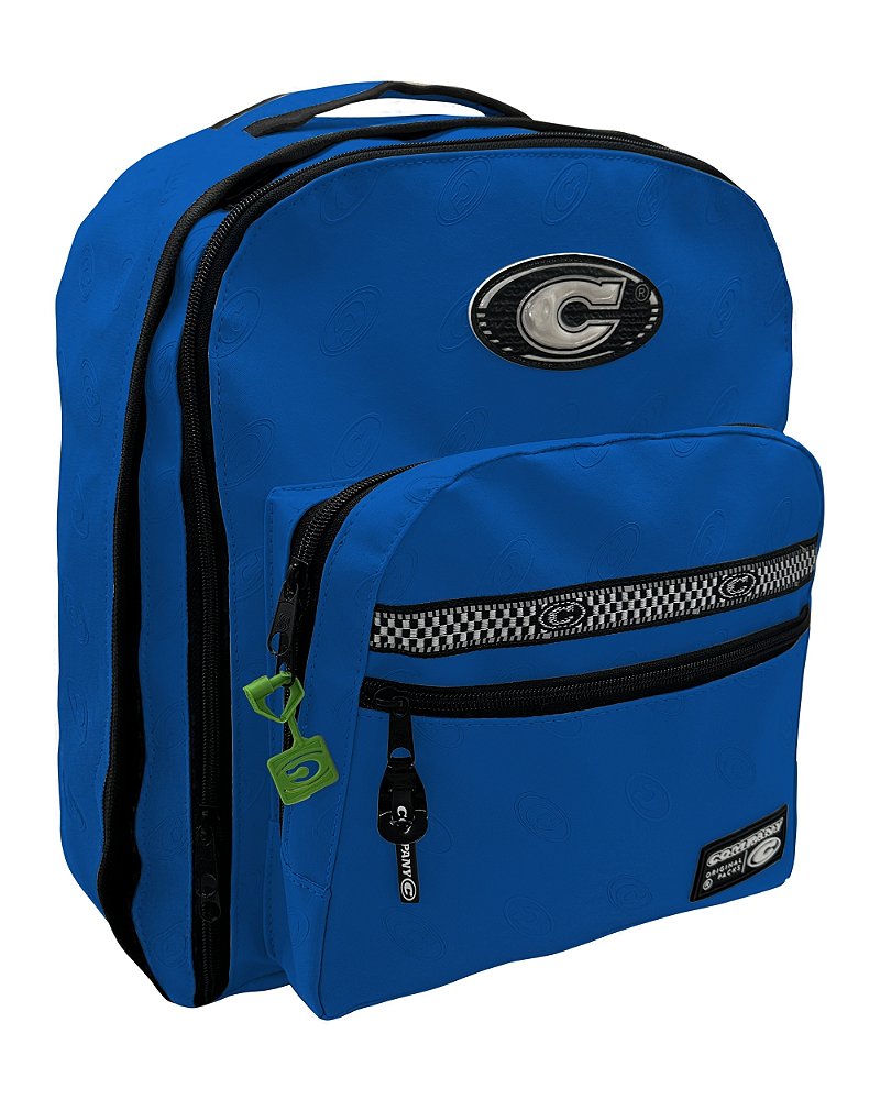 Mochila Company Classic Porta Garrafa - AZUL BIC - Mochilas de