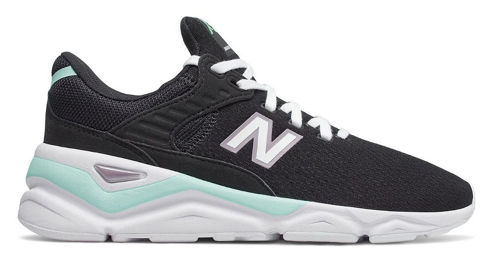 new balance x90 preto e rosa