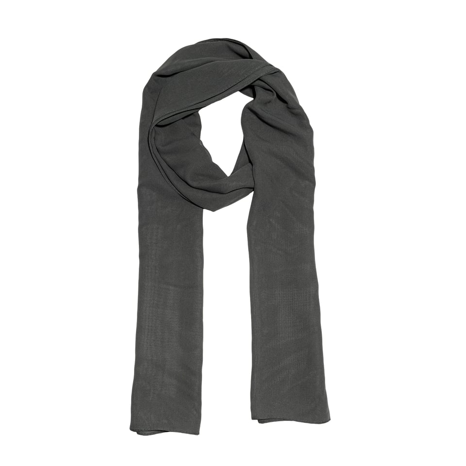 Lenço echarpe cinza escuro LEN-032 - Muzazen - Semijoias e