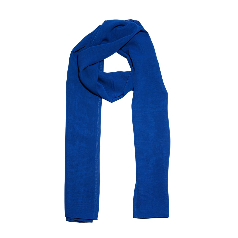 Lenço echarpe azul royal LEN-056 - Muzazen - Semijoias e