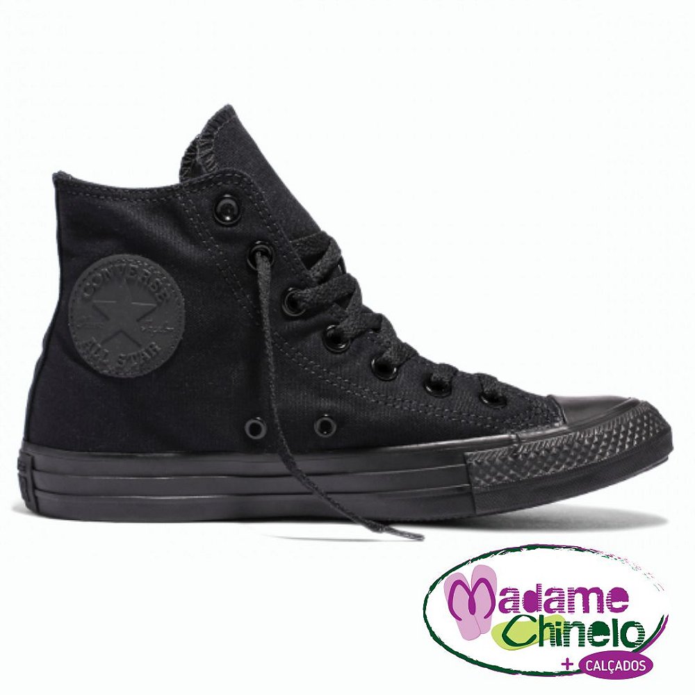 all star cano alto preto 33