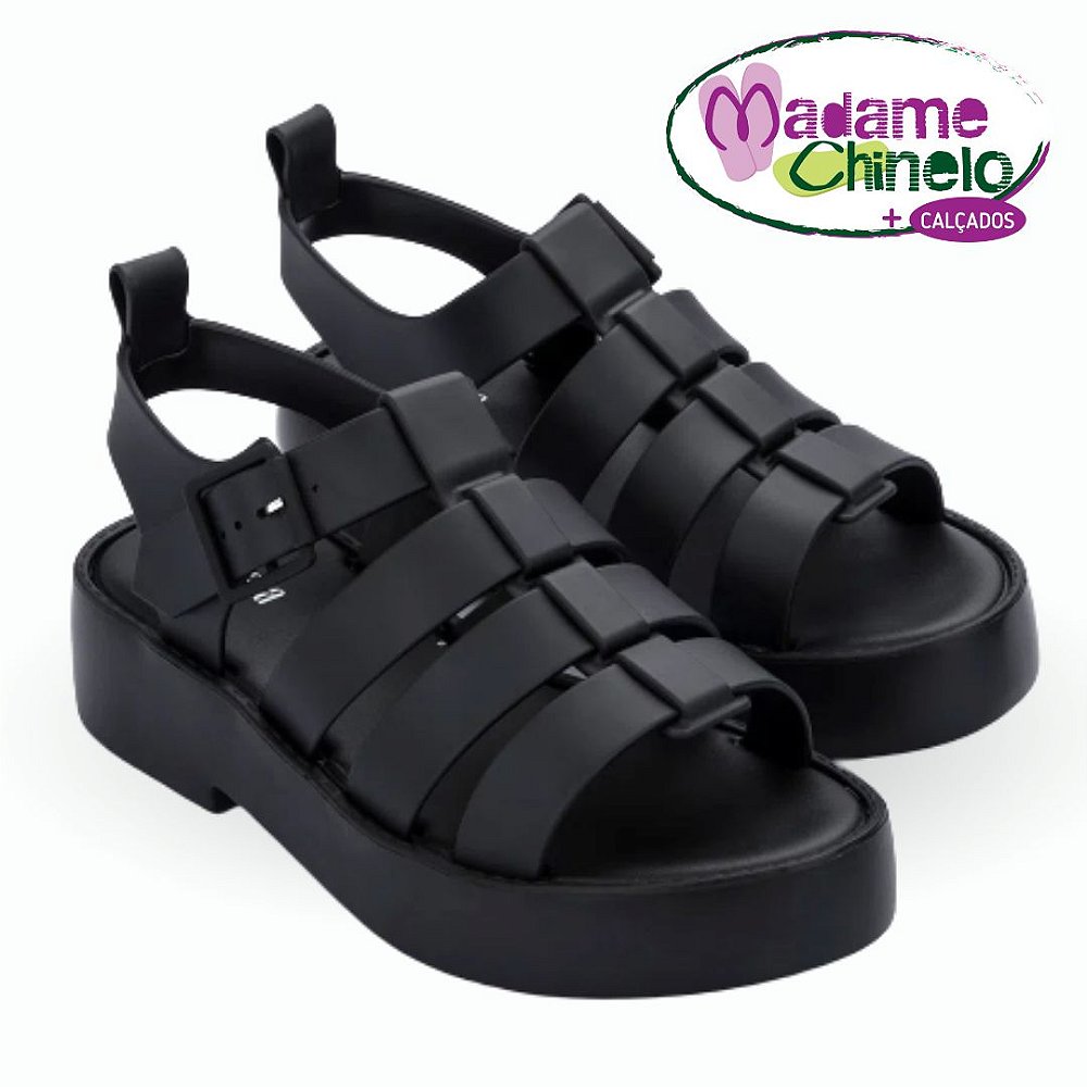 Melissa Epic AD - PRETO - Madame Chinelo