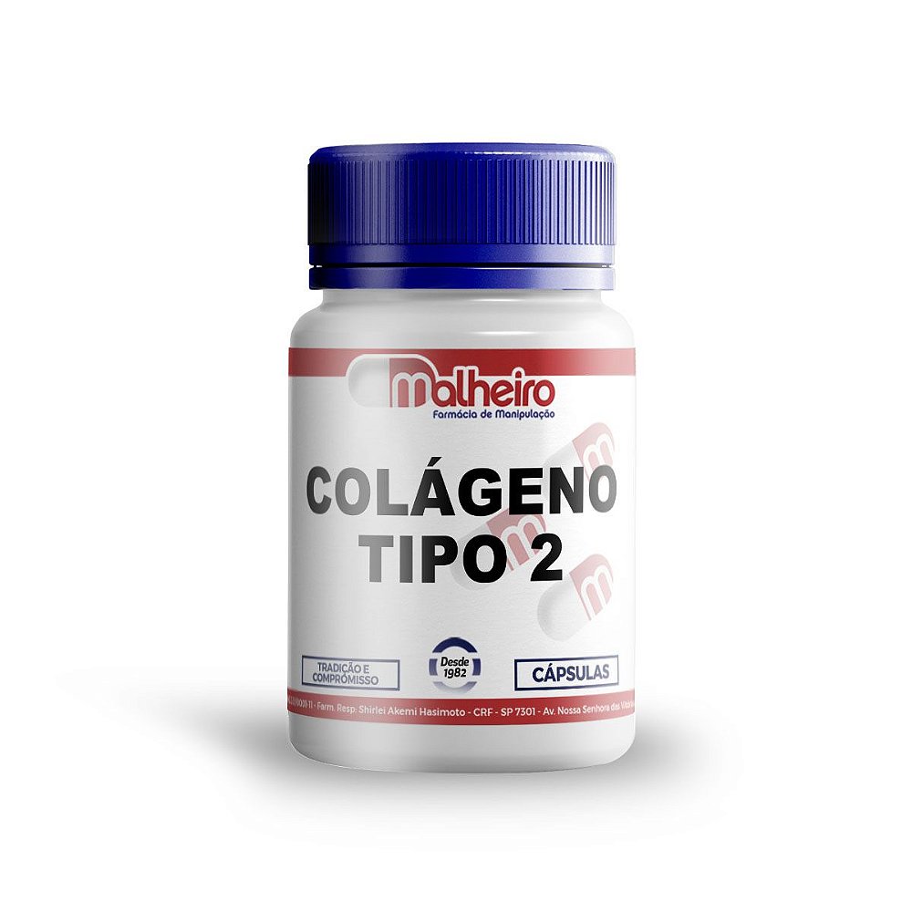 Colágeno Tipo 2 40 mg puro (não hidrolisado) cápsulas - Farmacia Malheiro