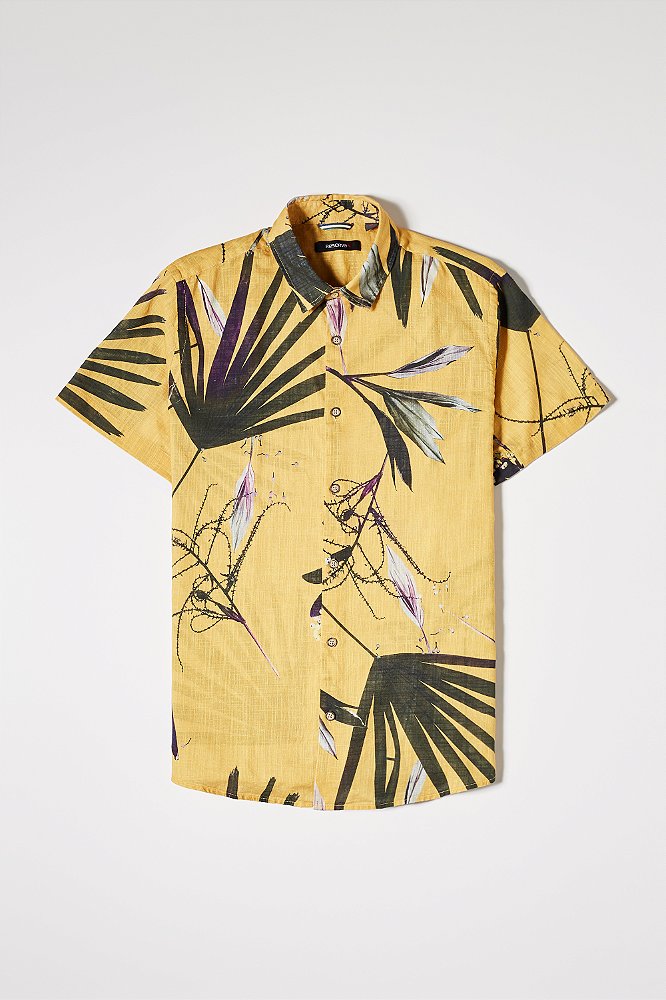 camisa estampada reserva