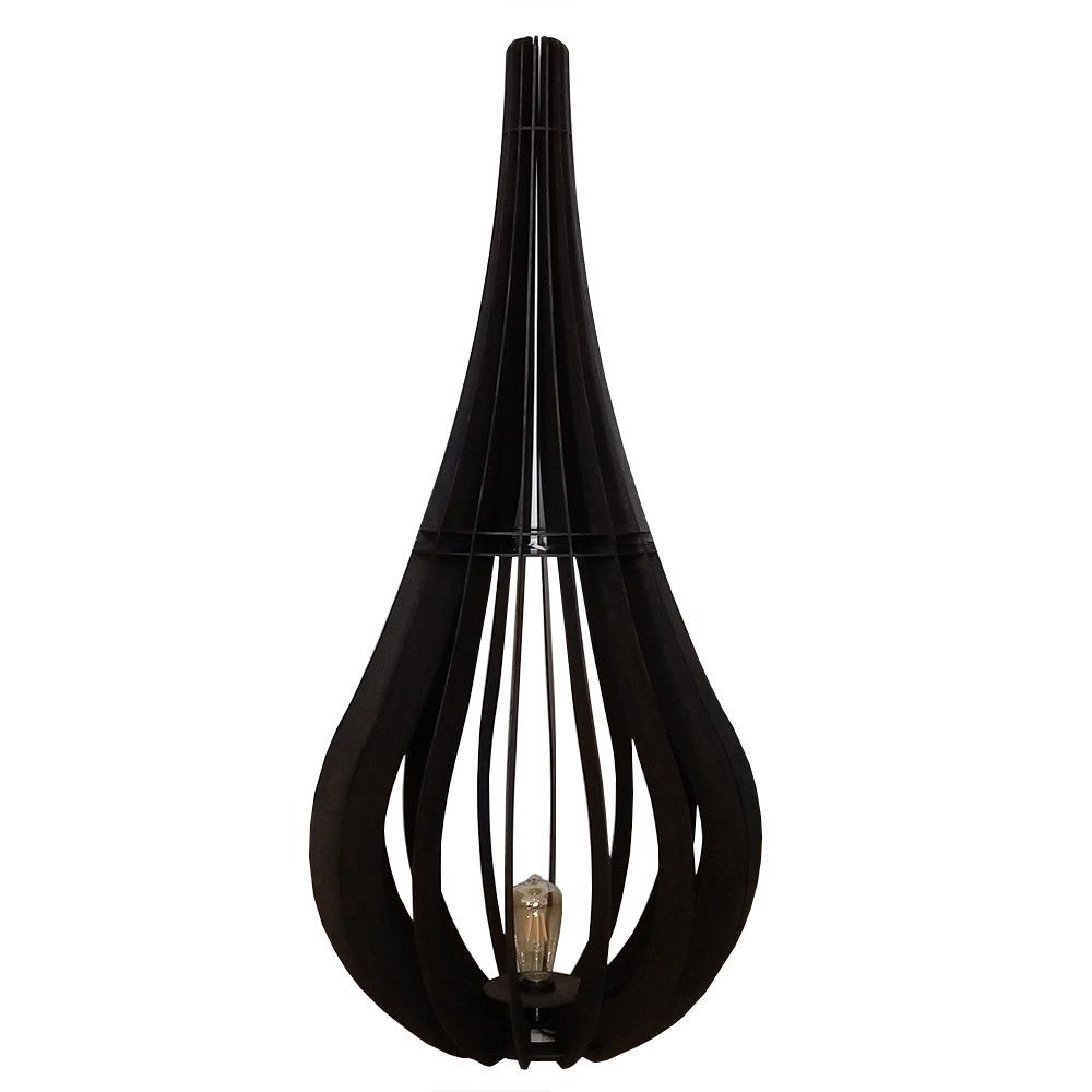 Luminária de Chão Capadócia mod. Gota Tabaco 110cm ECO ilumi
