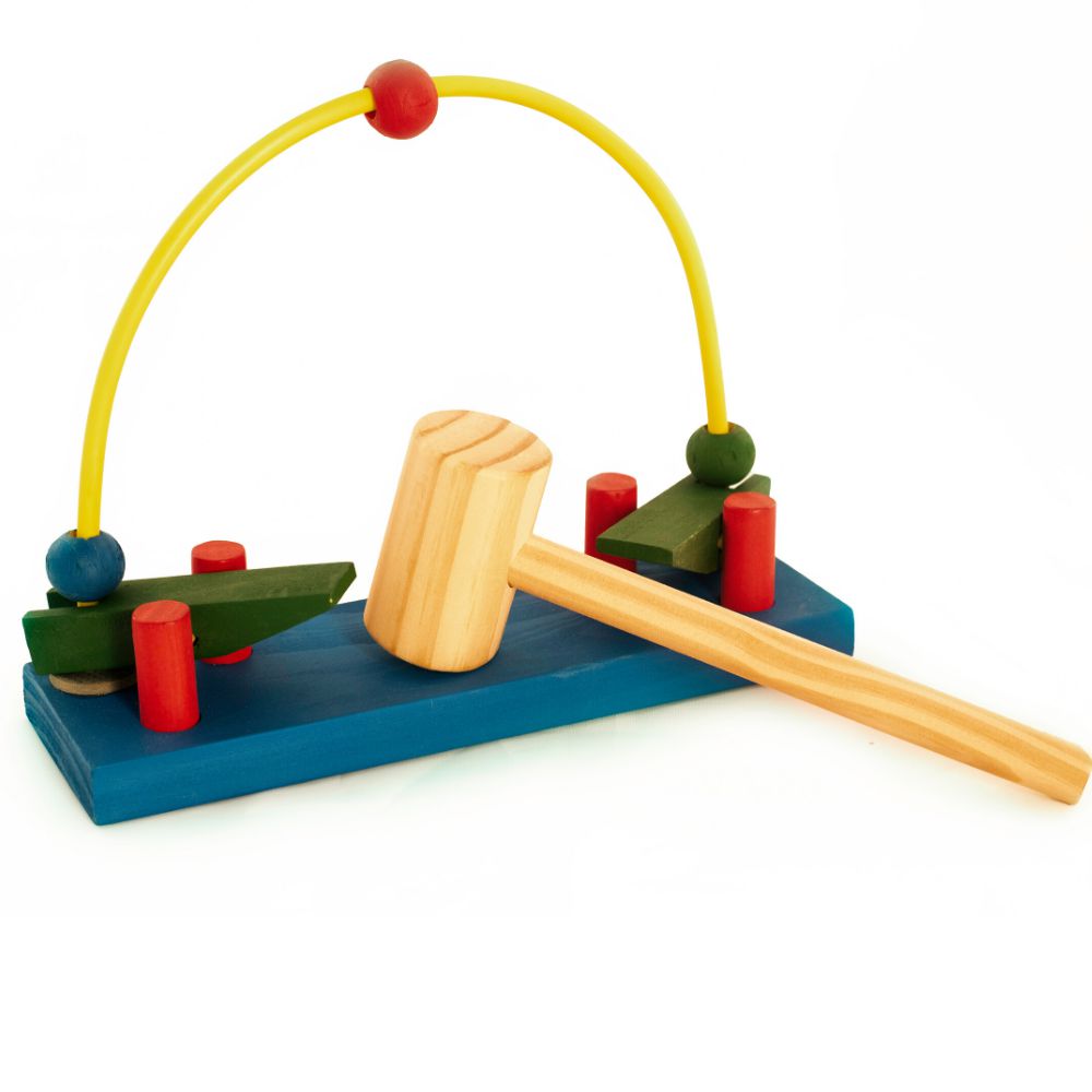 Bate Martelo- Brinquedo Coordenação Motora Montessori Aramado - Brinquedos  Educativos e Pedagógicos - Gemini Jogos Criativos