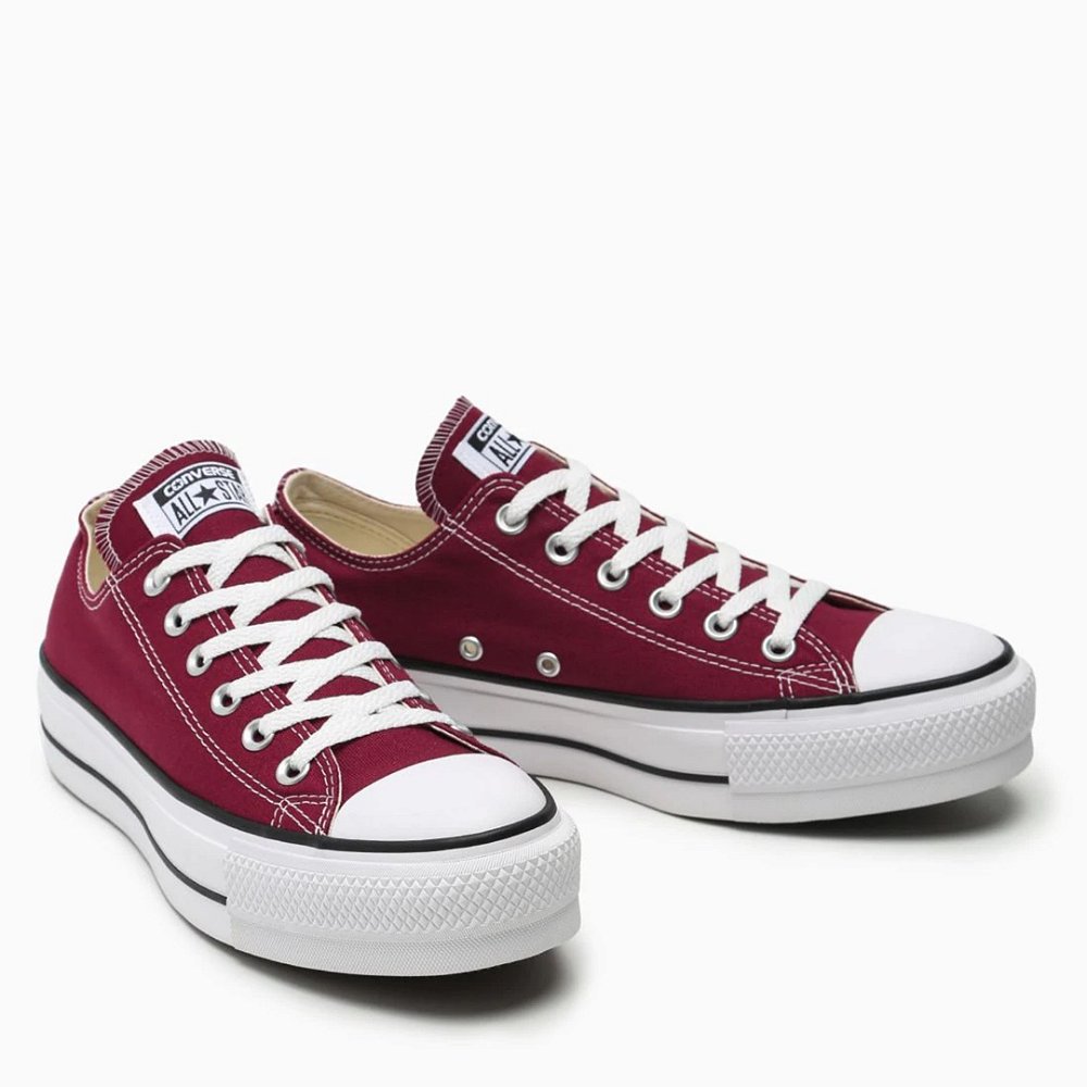 tênis converse all star chuck taylor cano alto vinho