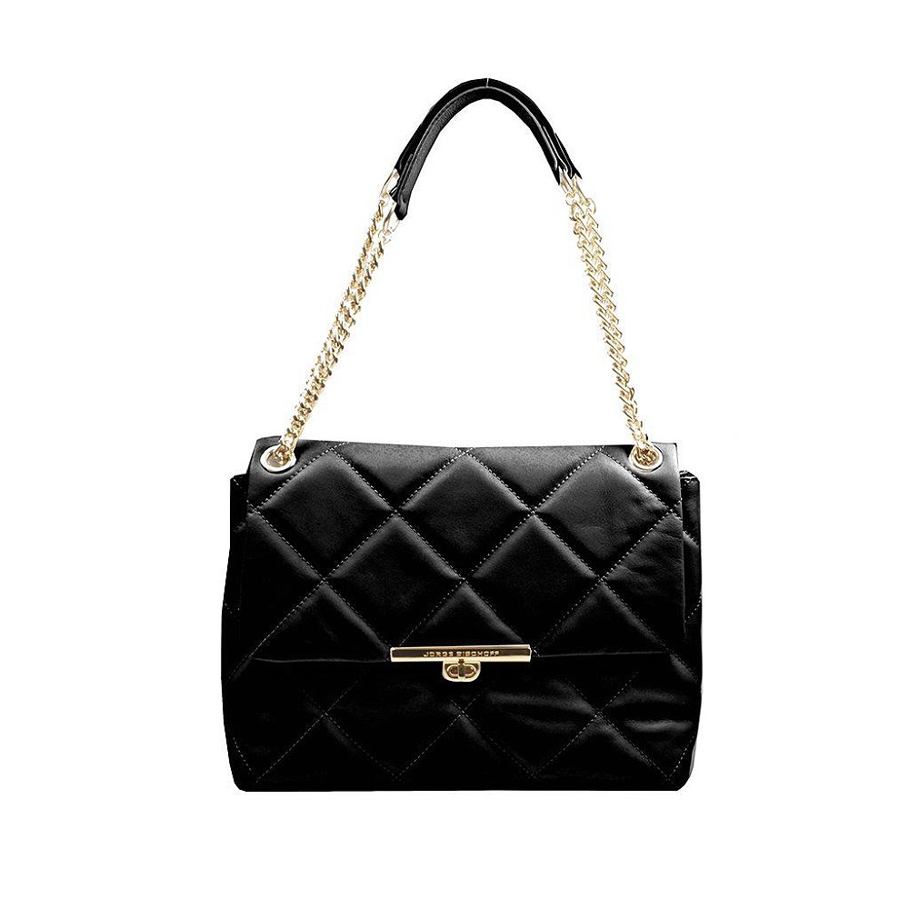 chanel button on top bolsa