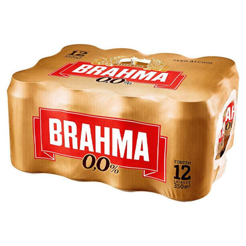 CERVEJA SEM ALCOOL BRAHMA LATA 350ML C/12UN Adega Contatto Distribuidora de Bebidas CERVEJA SEM ALCOOL BRAHMA LATA 350ML C/12UN Adega Contatto Distribuidora de Bebidas