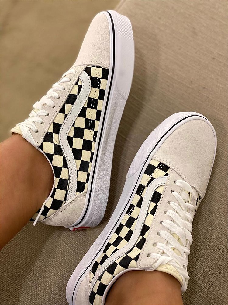 tenis vans old skool checkerboard