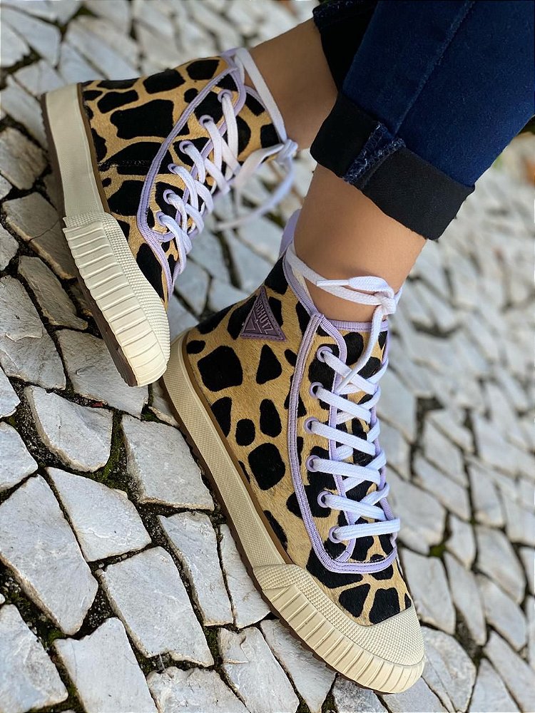 Tênis Cano Alto Knit Preto | Schutz