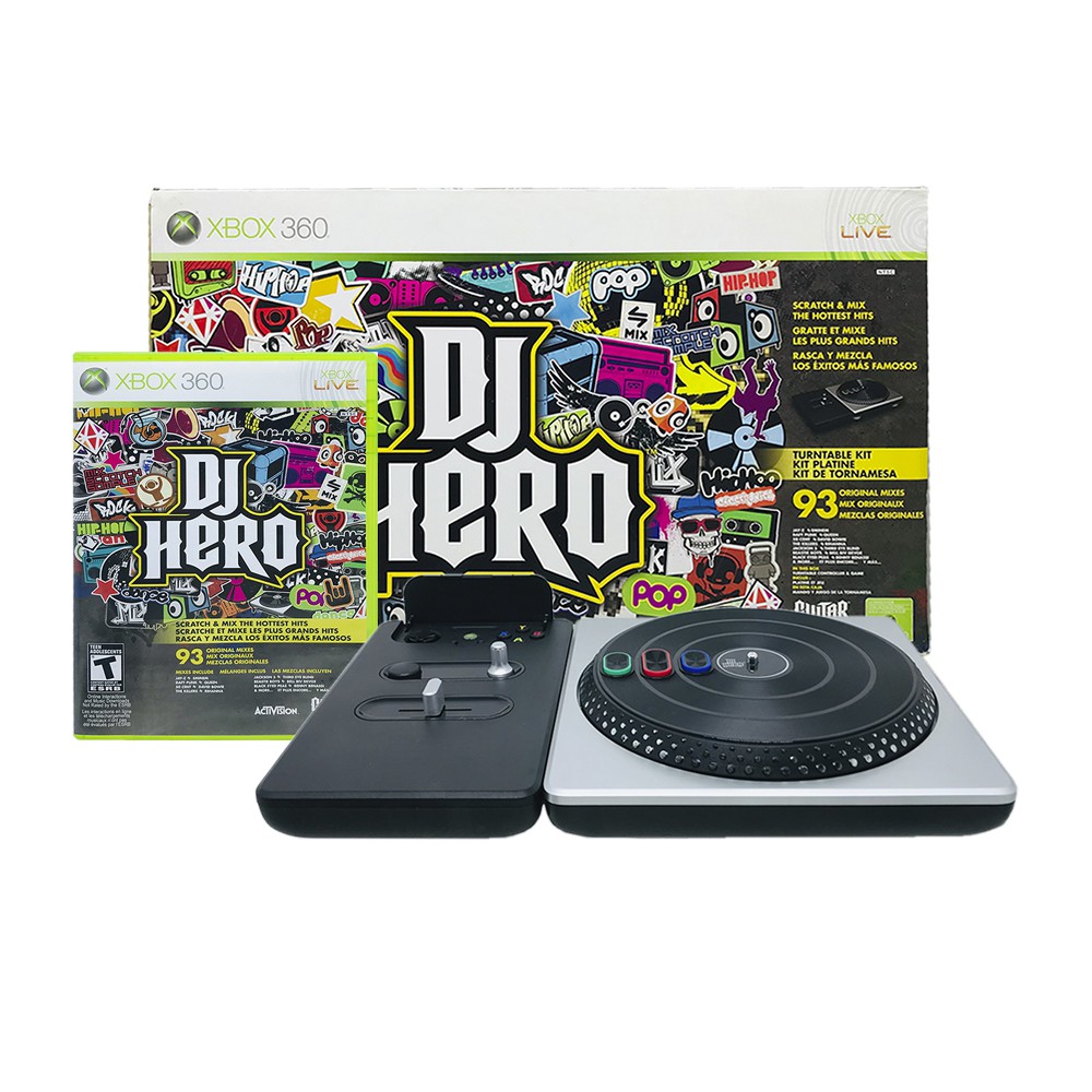 Jogo DJ Hero (Bundle) - Xbox 360 - MeuGameUsado