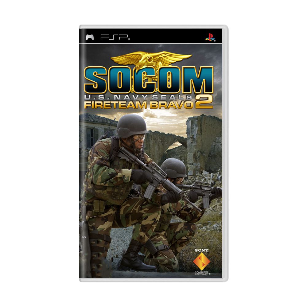 Jogo Socom U S Navy Seals Fireteam Bravo 2 Psp Meugameusado
