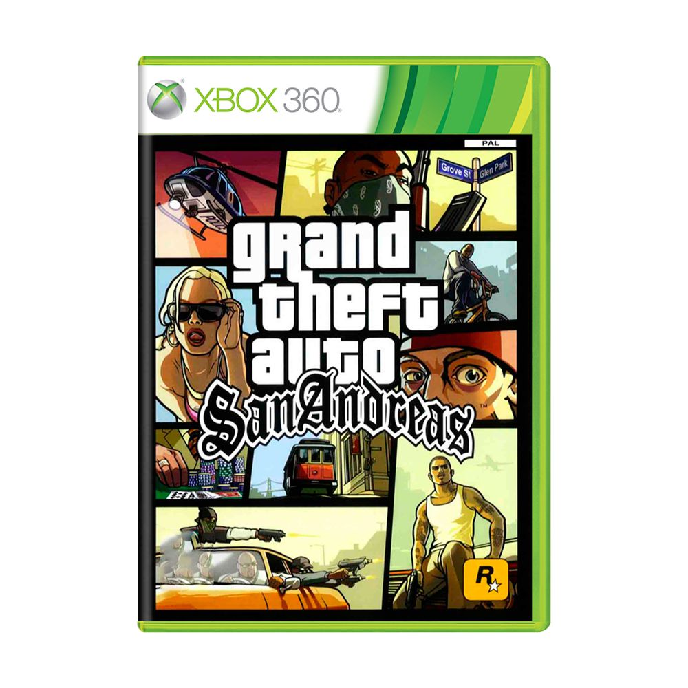 Jogo Grand Theft Auto: San Andreas (GTA) - Xbox 360 - MeuGameUsado