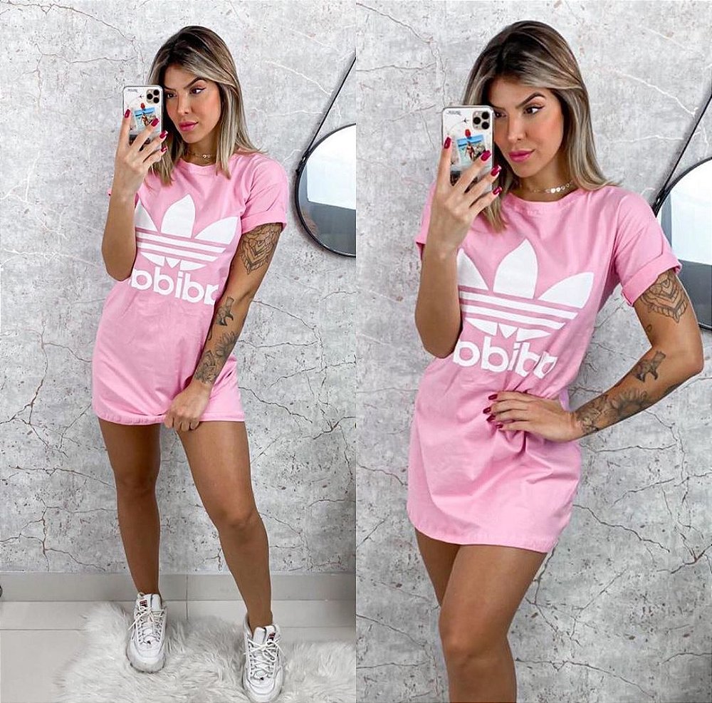 camisetao feminino adidas