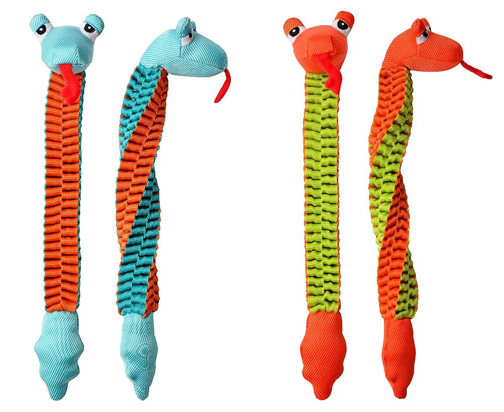 Brinquedo Interativo Puxador Cobra de tecido com corpo elástico para c -  Pet Champ - Brinquedos Pet