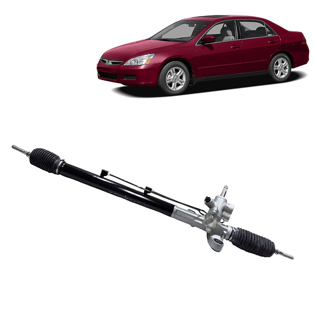 Caixa Setor de Direção Hidráulica Nova Honda Accord 4 Cilindros 2003 Até 2007 com 02 Olhais de Caixa Setor de Direção Hidráulica Nova Honda Accord 4 Cilindros 2003 Até 2007 com 02 Olhais de
