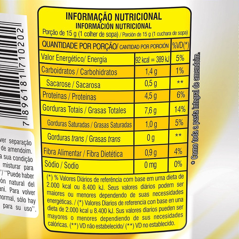 Pasta Integral de Amendoim Amendo Power 500g DaColônia Loja virtual DaColônia Alimentos Naturais Pasta Integral de Amendoim Amendo Power 500g DaColônia Loja virtual DaColônia Alimentos Naturais