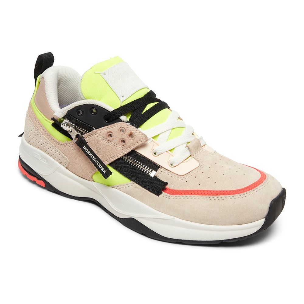 TENIS DC SHOES E. TRIBEKA ZIP IMPORTADO NEON LIGHT Le TENIS DC SHOES E. TRIBEKA ZIP IMPORTADO NEON LIGHT Le