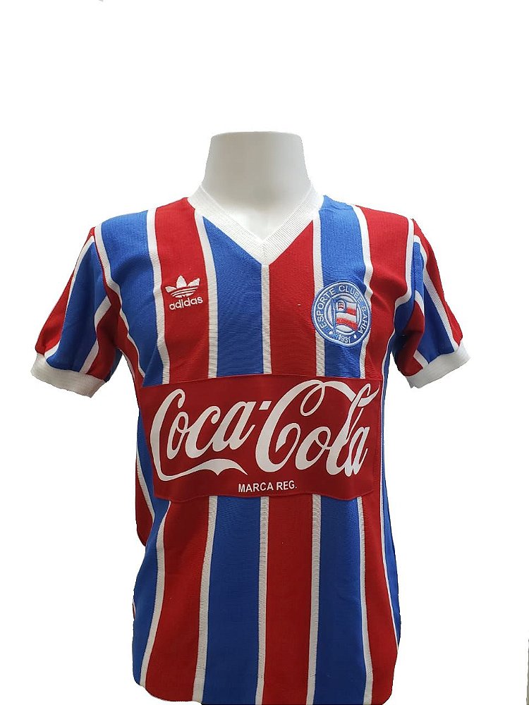 Camisa Retrô Bahia - 1988 - Tricolor - Mister Barros Futebol Retrô