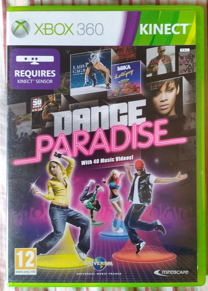 Dance Paradise XBOX 360 Europeu PAL Mídia Física Seminovo KINECT -  SubwayGames - 7 anos!